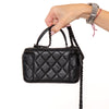 Chanel So Black Top Handle Vanity Case Bag