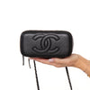 Chanel So Black Top Handle Vanity Case Bag