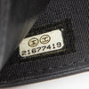 Chanel Black And  White Leather Wallet On Chain Bag