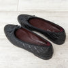 Chanel Black Quilted Ballet Shoes