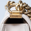 Chanel Small Cream Boy Bag