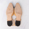 Chanel Beige Goatskin Leather Slingback Flats