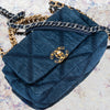 Chanel 19 Denim Medium Flap Bag