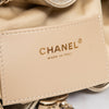 Chanel 25 Small Metallic Gold Caviar Leather Hobo Bag