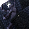 Chanel Navy  Knitted Bolero Fringe Jacket