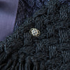 Chanel Navy  Knitted Bolero Fringe Jacket