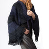 Chanel Navy  Knitted Bolero Fringe Jacket