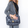 Chanel Navy Maxi 19 Flap Bag