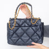 Chanel Navy Maxi 19 Flap Bag