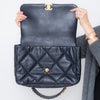 Chanel Navy Maxi 19 Flap Bag