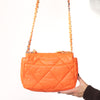 Chanel 19 Small Medium Orange Goatskin Leather Flap Bag 2020