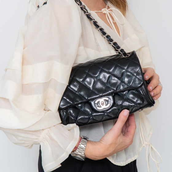 Chanel  Patent Leather Shoulder Bag