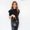 Chanel Black 22 Mini Black Bag  Gold Tone