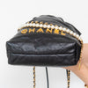 Chanel Black 22 Mini Black Bag  Gold Tone