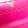 Chanel 19 Fuchsia Tweed Wallet on Chain  Bag and Coin Purse Set