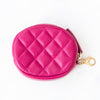 Chanel 19 Fuchsia Tweed Wallet on Chain  Bag and Coin Purse Set