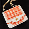 Chanel Tweed Vintage Square Flap Bag