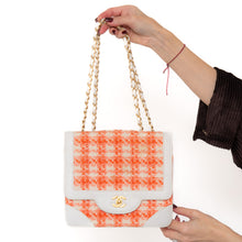  Chanel Tweed Vintage Square Flap Bag