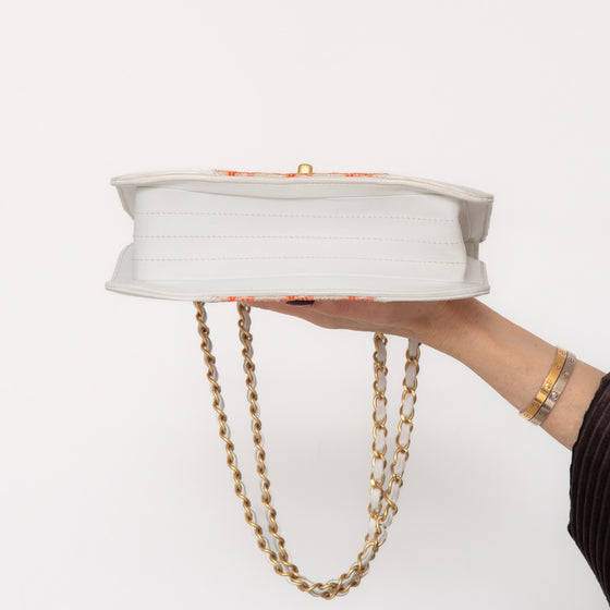 Chanel Tweed Vintage Square Flap Bag