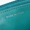 Chanel Teal Lambskin Leather Wallet On Chain Bag