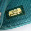 Chanel Teal Lambskin Leather Wallet On Chain Bag
