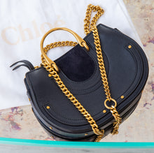  Chloe Navy Leather Mini Crossbody Bag Chloe