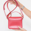 Chloe Captive Scarlet Pink Mini  C Logo Crossbody Bag