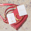 Chloe Captive Scarlet Pink Mini  C Logo Crossbody Bag