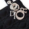 Dior Mini Lady Dior Black Satin Bag