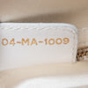Christian Dior Lady Dior Mini Cream Satin Embellished Crystal Bag