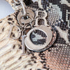 Dior Lady Dior Large Python Leather Bag