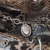 Dior Lady Dior Large Python Leather Bag