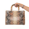 Dior Lady Dior Large Python Leather Bag