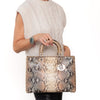 Dior Lady Dior Large Python Leather Bag