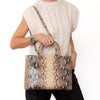 Dior Lady Dior Large Python Leather Bag