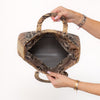 Dior Lady Dior Large Python Leather Bag