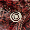Dior LeTrente Red Python Leather Shoulder Bag