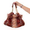 Dior LeTrente Red Python Leather Shoulder Bag