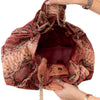 Dior LeTrente Red Python Leather Shoulder Bag