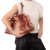 Dior LeTrente Red Python Leather Shoulder Bag