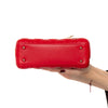 Christian Dior Lady Dior Red Leather Small Bag