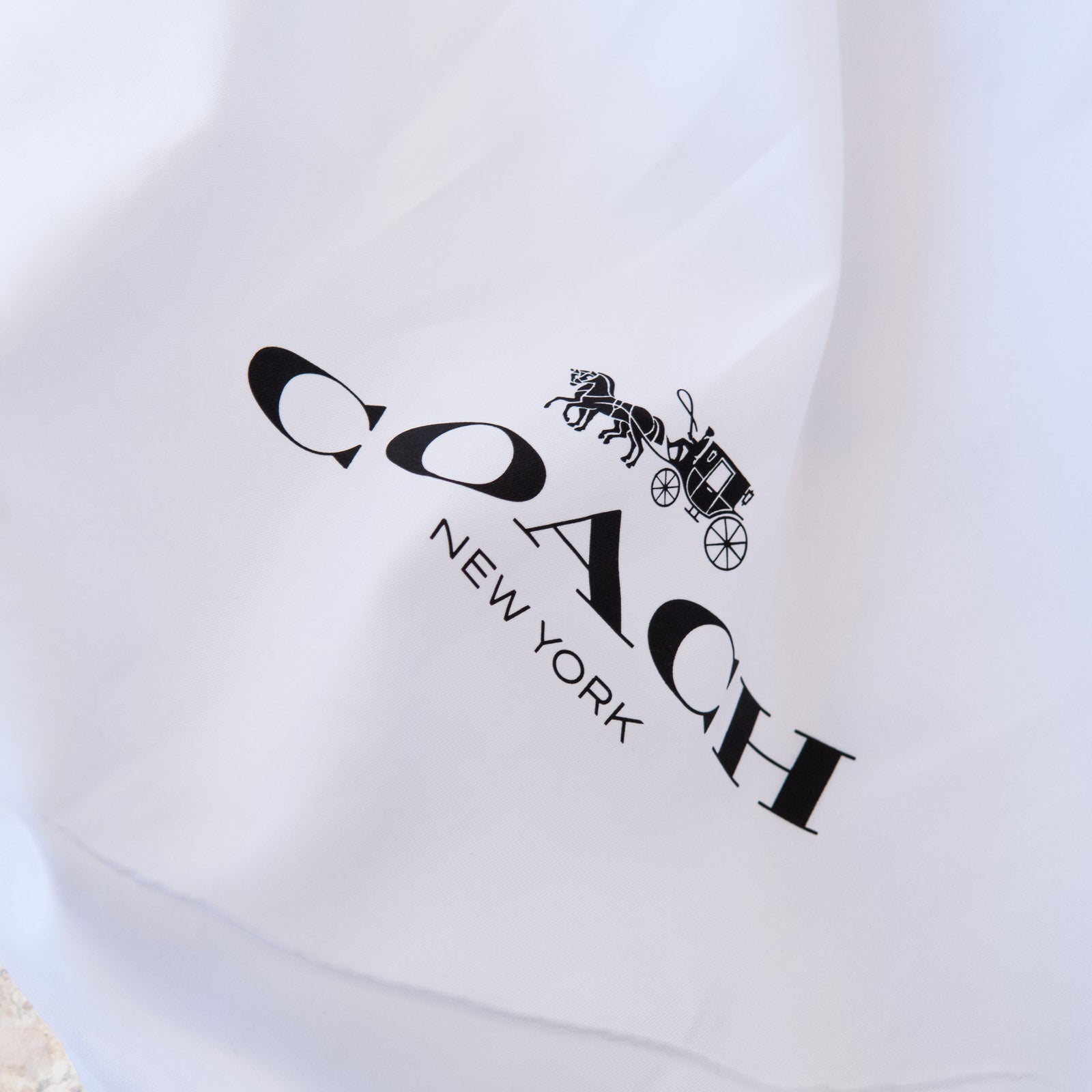 Coach Printed Leather Tan Tote Bag - EVEYSPRELOVED