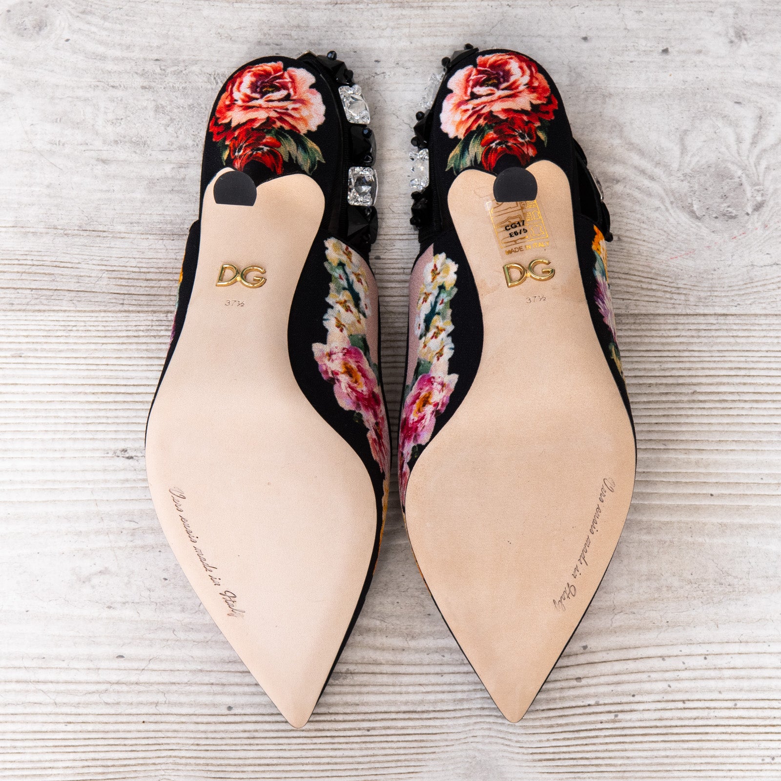 Dolce and outlet gabbana floral shoes