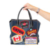 Dsquared2 Deana Patch Denim Tote Bag With Wallet