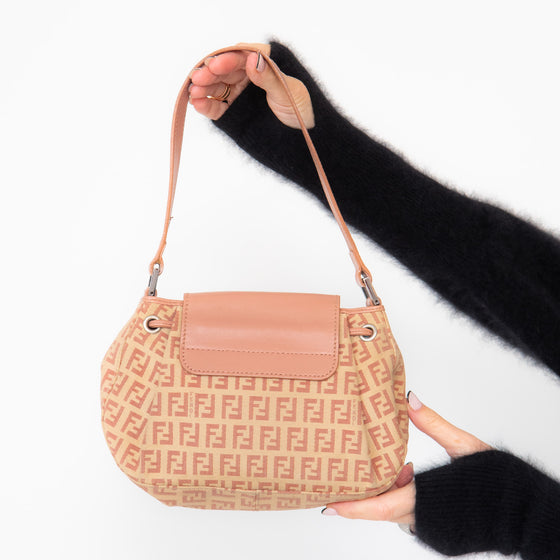 Fendi Pink Small Baguette Bag