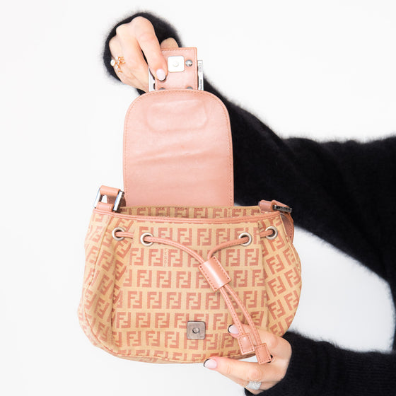 Fendi Pink Small Baguette Bag