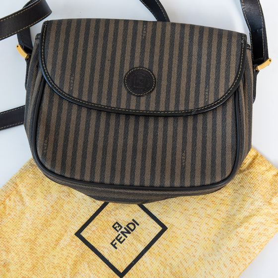 Fendi Vintage Stripe Crossbody Bag
