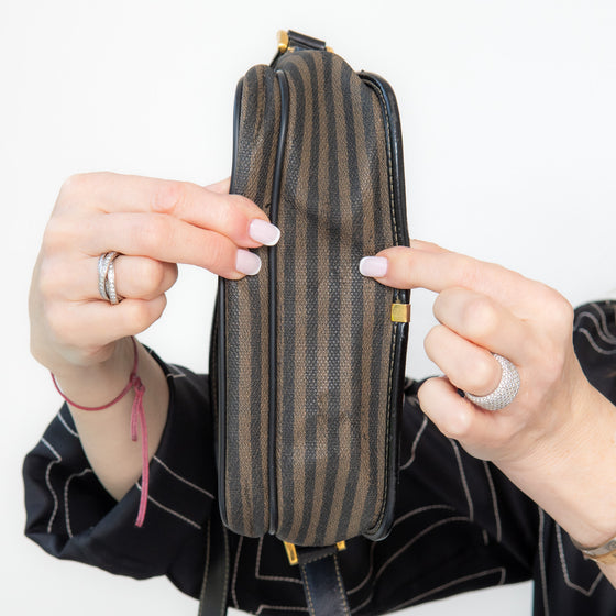 Fendi Vintage Stripe Crossbody Bag