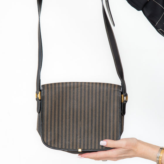 Fendi Vintage Stripe Crossbody Bag