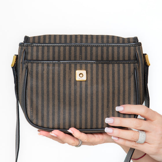 Fendi Vintage Stripe Crossbody Bag